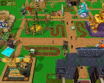 Theme Park Roller Coaster screen shot game playing